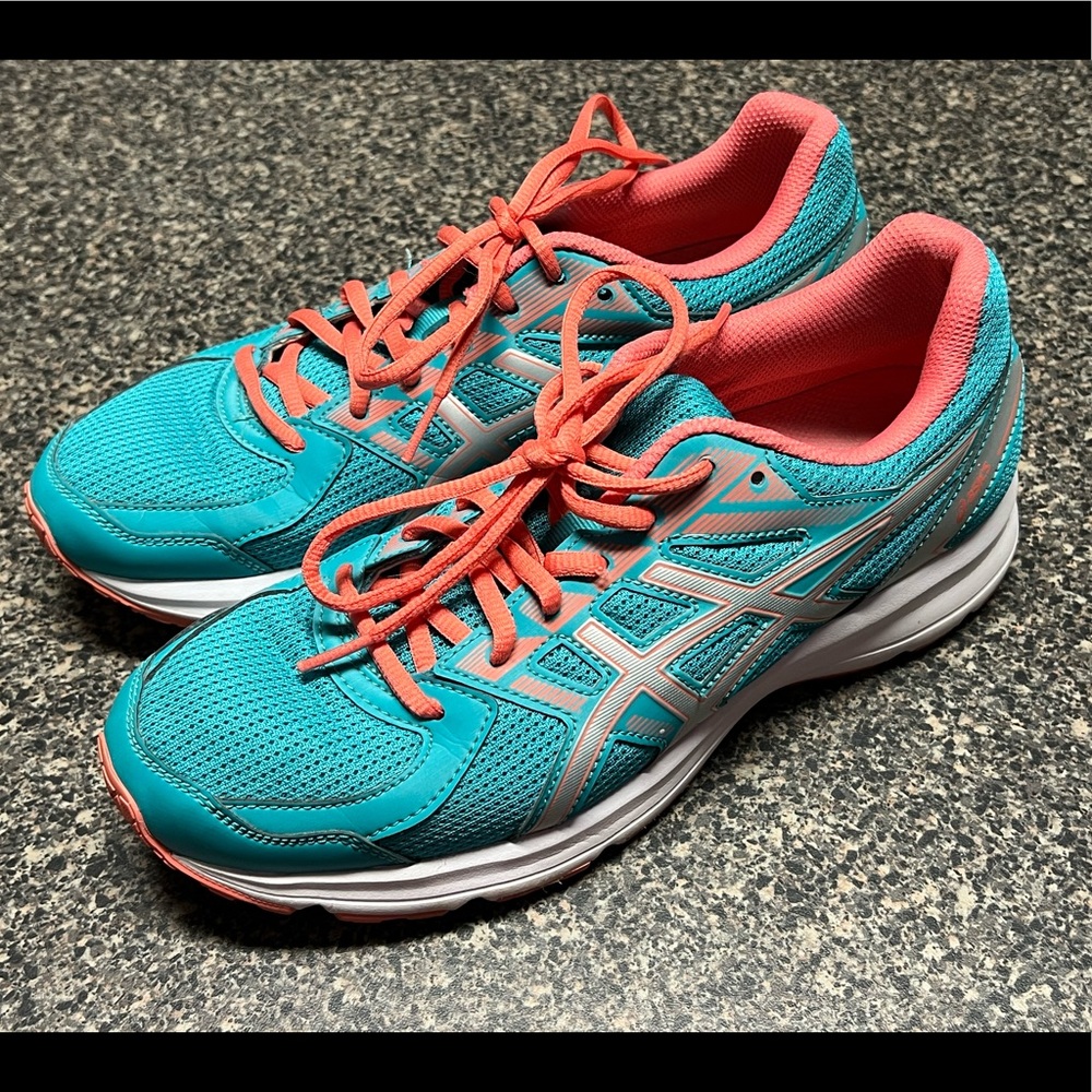 ASICS Jolt T7K8N‎ Teal & pink 9.5